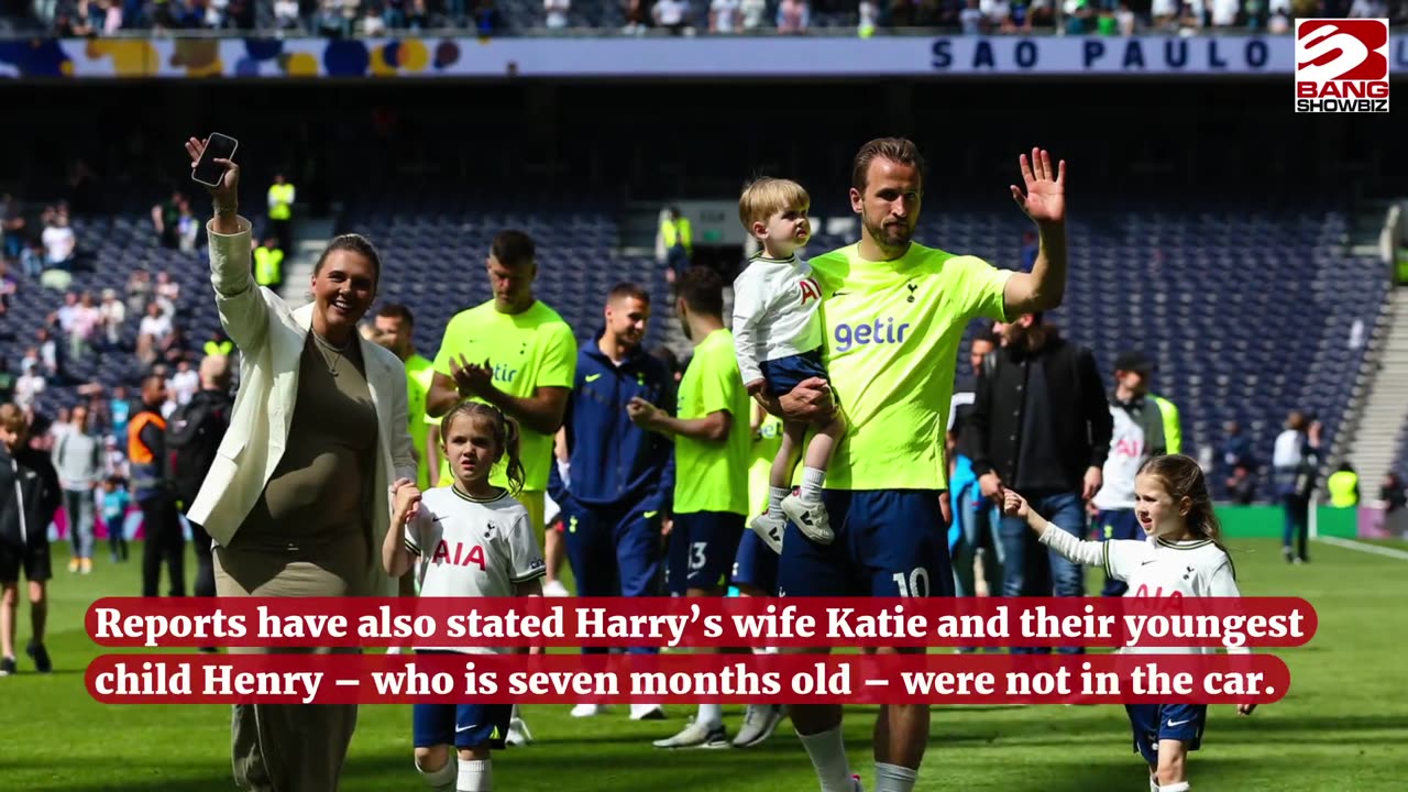 Harry Kane's Children Involved in Car Crash.