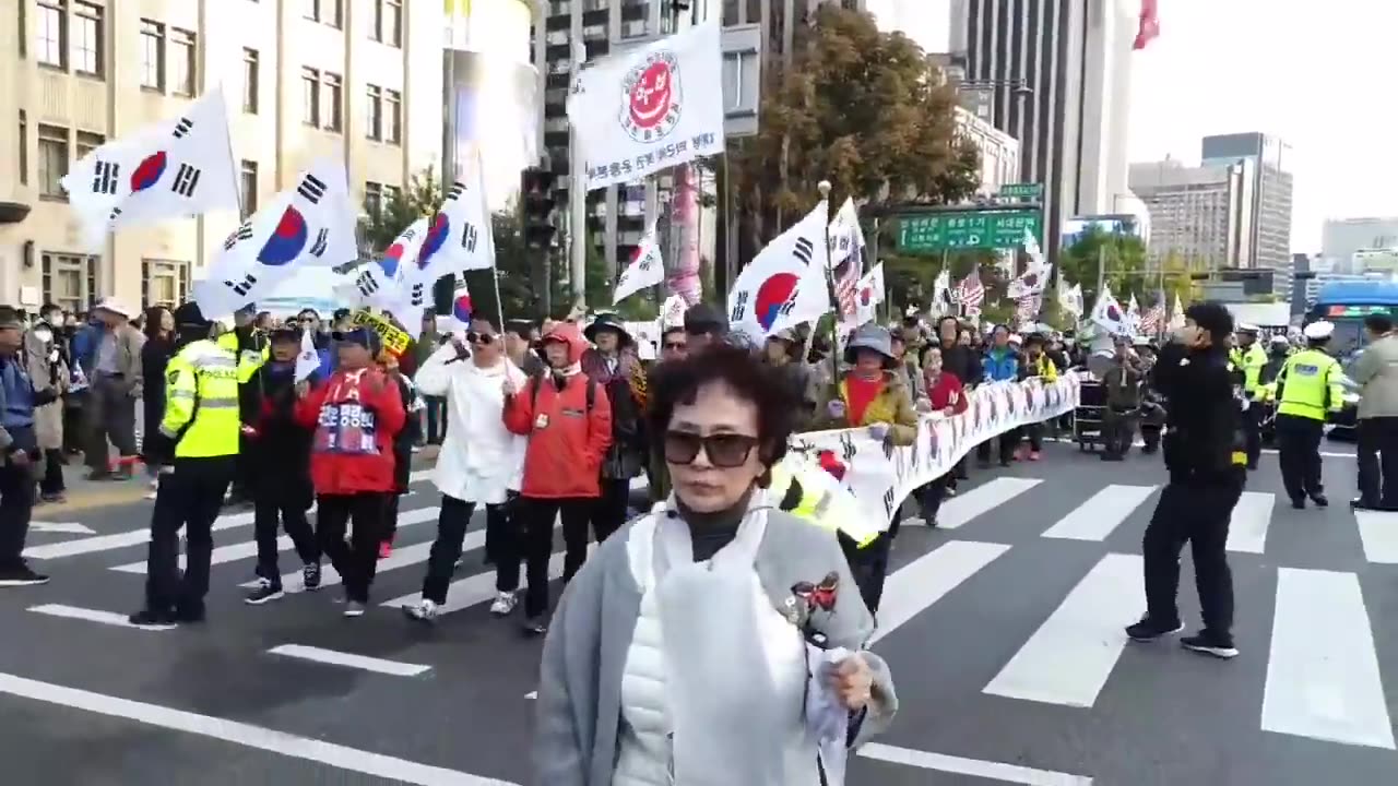 20191031_V3_S05(u4M47fvqKxQ)250미터 태극기가 청와대 철야농성 국민과 합류코자