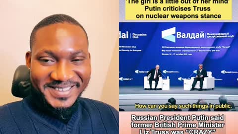 Putin has a go at Liz Truss...