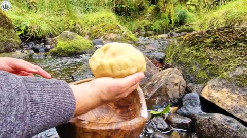 BAKING SNAILS 😉 all prepared in nature #asmr Cooking 🔥