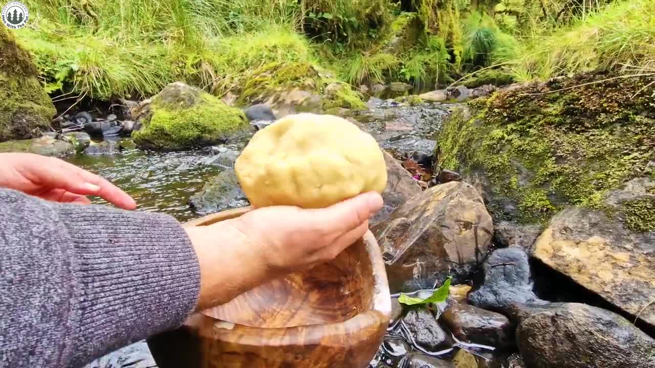 BAKING SNAILS 😉 all prepared in nature #asmr Cooking 🔥