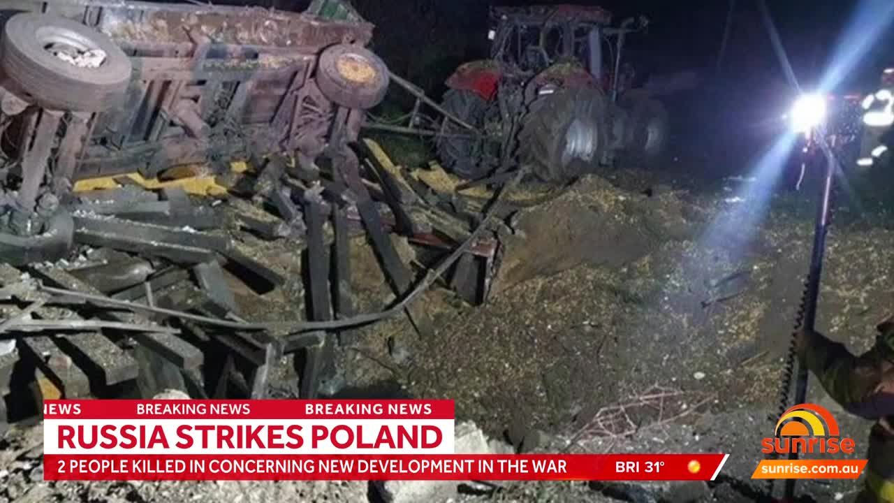 Russian missiles strike Poland in a concerning new development in the war in Ukraine | Sunrise