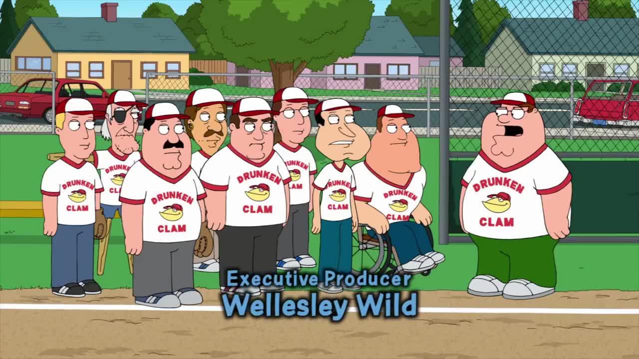 Family Guy - The Drunken Clammers Play Baseball