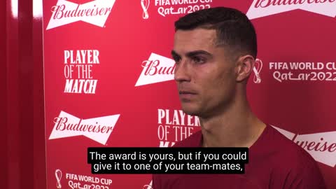 Portugal v Ghana _ @budweiser Player of the Match - Cristiano Ronaldo _ _FIFAWor_2