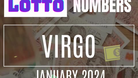 VIRGO JACKPOT WINNER!!💸❤️💲💕❤️✨👉JANUARY 2024❤️💲✨💕💰❤️💸✨ Lucky Lotto Numbers. #tarot #lottonumbers