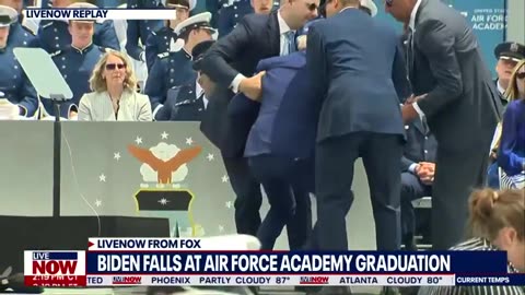 SHOCK!! PRESIDENT BIDEN (USA) Falls at Airforce Graduation ceremonies