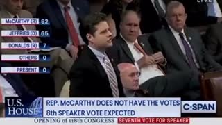 Matt Gaetz nominated Donald J Trump for Speaker 💥