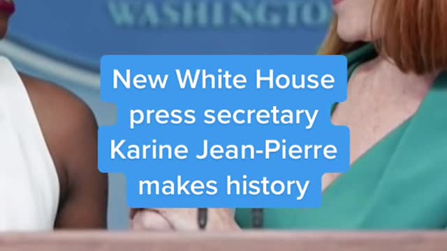 New White House press secretaryKarine Jean-Pierremakes history