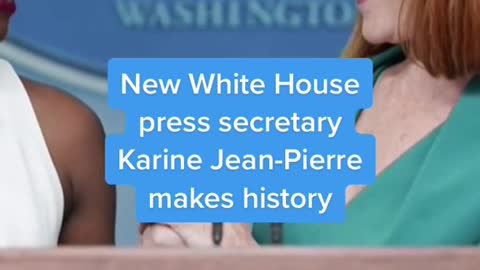 New White House press secretaryKarine Jean-Pierremakes history