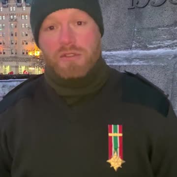A veteran explains why the War Memorial fence had to come down today in Ottawa.