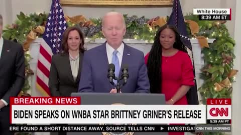 Biden speaks on WINBA star Brittney Griner's Release