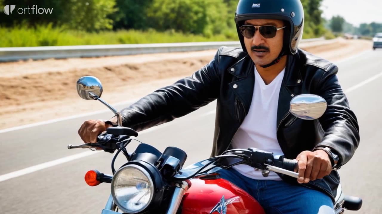Rash Bike Rider teases car driver