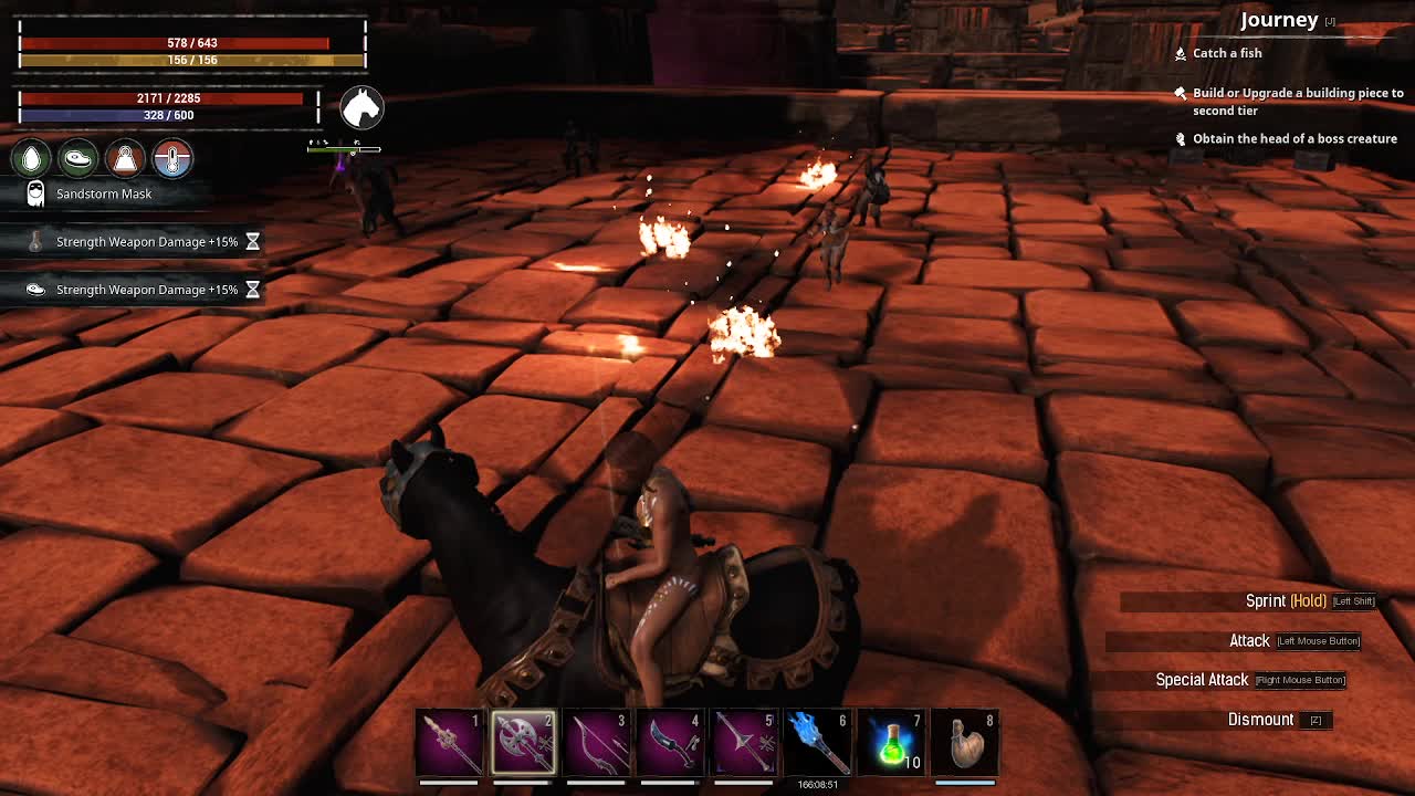 Conan Exiles farming fragments of power in the UC