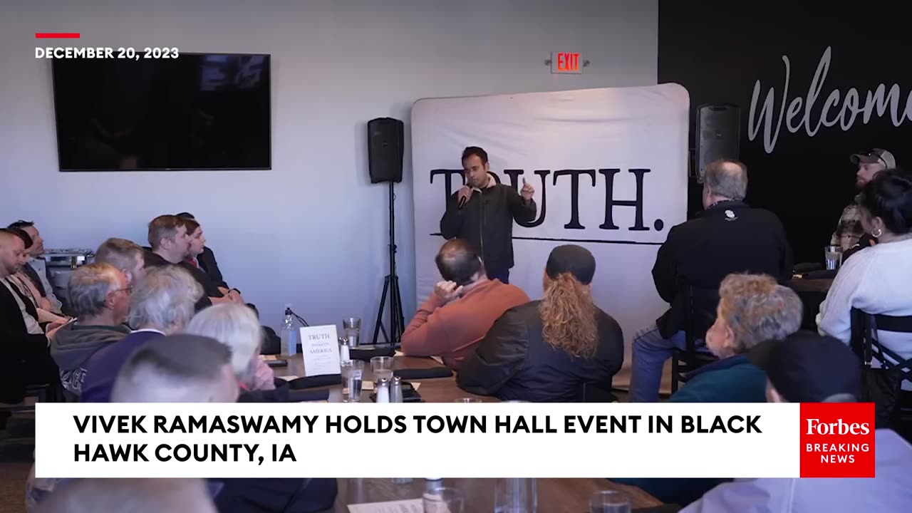 Vivek Ramaswamy Asked If He Would Pardon Non-Peaceful, Violent Jan. 6 Protesters
