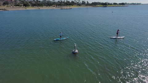 Blasian Babies DaDa Returns During De Anza Cove Low Tide Activities Raw 4K Skydio 2+ Drone, Part 3.