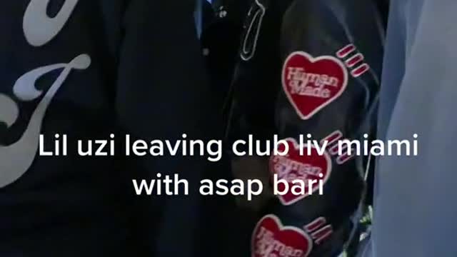 Lil Uzi Leaving Club Liv Abruptly With Black Willy Wonka Legend Already Made