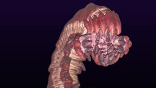 Hive fleet Kraken Tyranid Thresher maw proxy - painted by DJMGIB