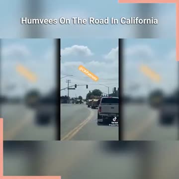Military Humvees With Active Denial Systems Spotted In Bakersfield California