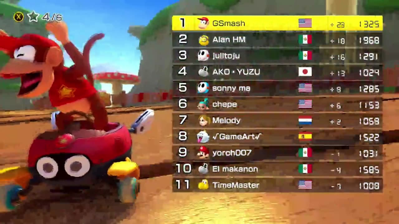 #MK8DX STREAM HIGHLIGHT: First Place in Mushroom Gorge