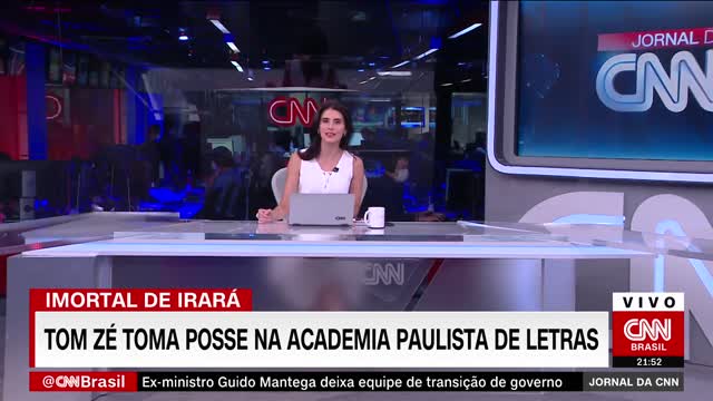 Tom Zé toma posse na Academia Paulista de Letras | JORNAL DA CNN