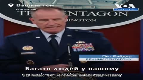 Das Pentagon sieht keine Anzeichen dafür, dass Russland den Einsatz von Atomwaffen vorbereitet.