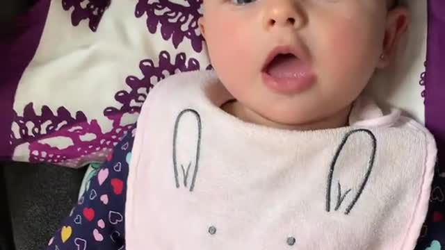 She is so beautiful. Her eyelashes are so long.