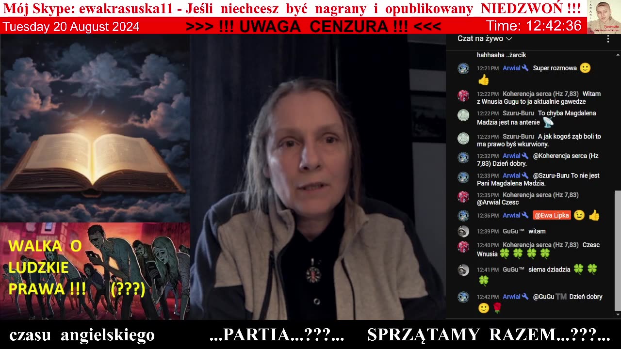 ZAPIS TRANSMISJI - Moc słów które wypowiadamy - Gość Lili-ja 💡🔔 - 20.08.2024