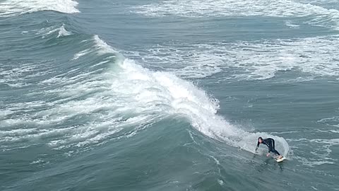 OSIDE PIER WHO LIKES TO SURF