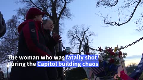 Trump supporters pay their respects to Ashli Babbitt, fatally shot inside Capitol