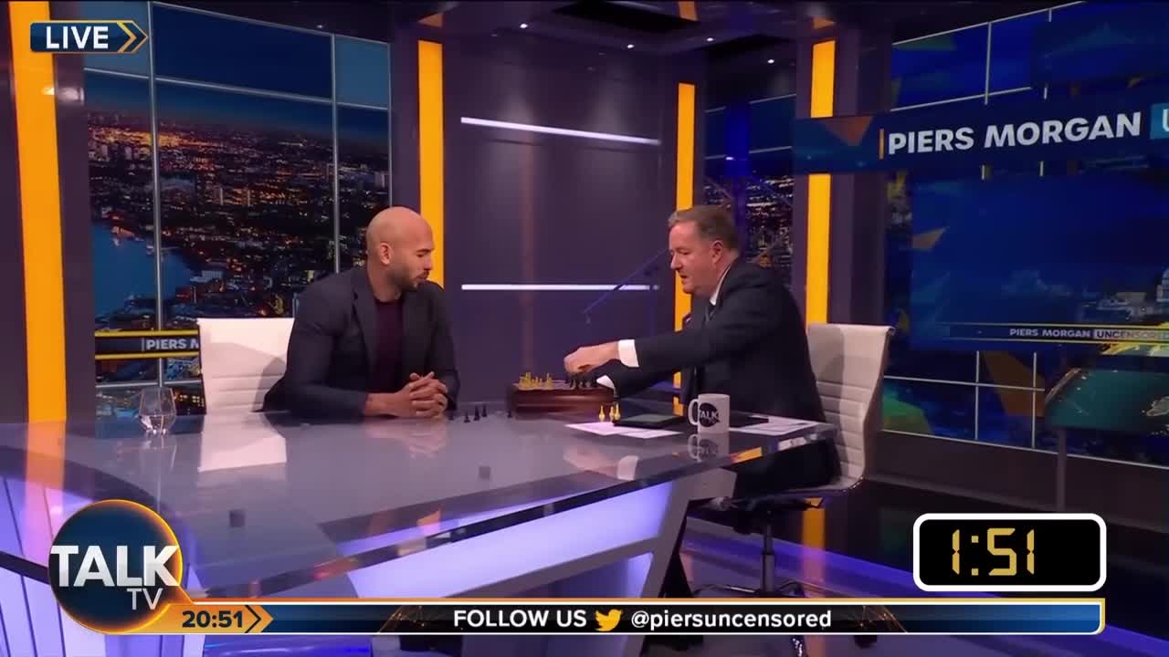 Andrew Tate vs Piers Morgan