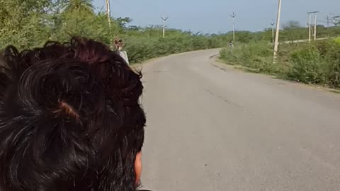 On road bike riding
