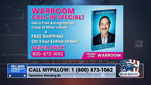 WarRoom Call In Special! Get A Free Autographed Book And Free Shipping, Call 800-873-1062