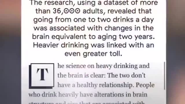 alcohol ages your brain