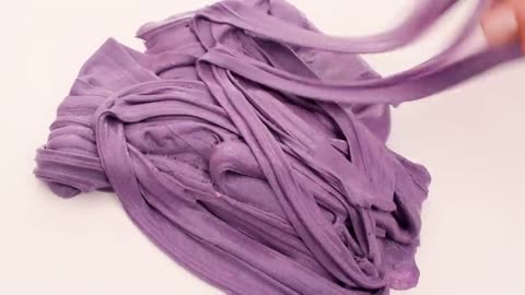 Slime ASMR - Pink vs Purple - Mixing Makeup Eyeshadow Into Satisfying Slime