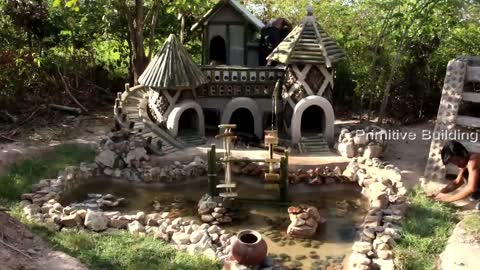 Rescue Black Fish Abandoned And Dig Fish Pond For Fish Ahead Bamboo House Dog