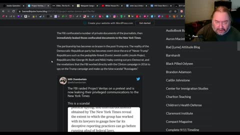 The FBI raided Project Veritas's office & their homes