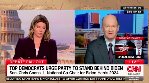 😂 Chris Coons: Everyone says Crooked Joe Biden is their "strongest candidate" 😂