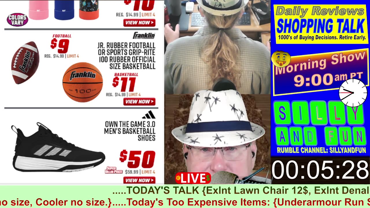 Live Stream Humorous Smart Shopping Advice for Tuesday 9 24 2024 Best Item vs Price Daily Talk