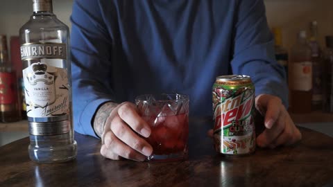 Smirnoff Vanilla Vodka & Mt Dew Fruit Quake