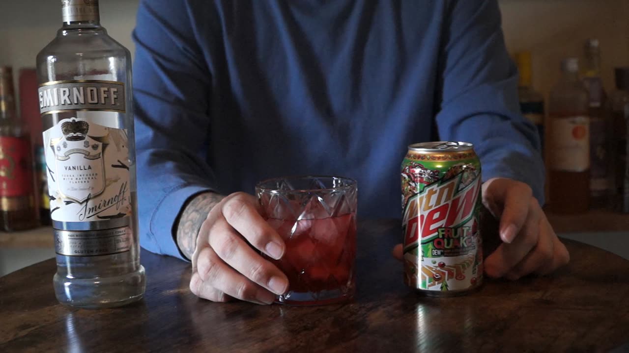Smirnoff Vanilla Vodka & Mt Dew Fruit Quake