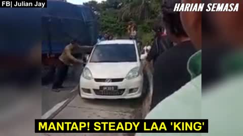 Patutlah Digelar KING! Tengok Bila Myvi Tunjuk Skill Luar Biasa..