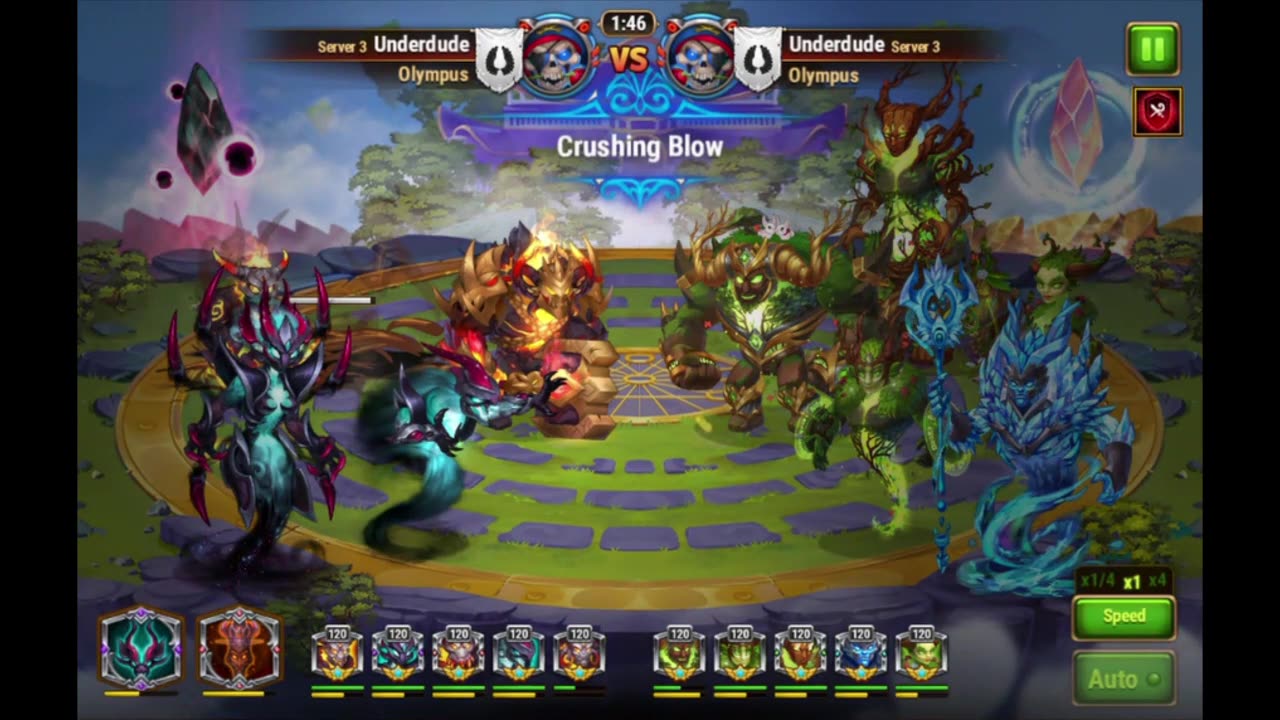 Hero Wars Gates of Nature 4) Earth + Hyperion, Araji Pull