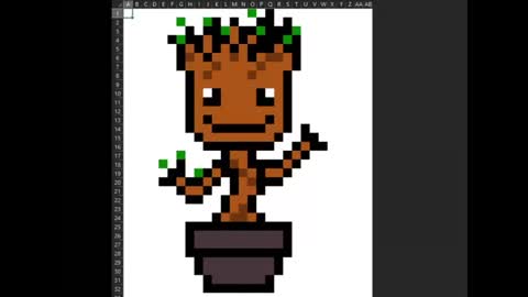 Drawing Grooth in Excel