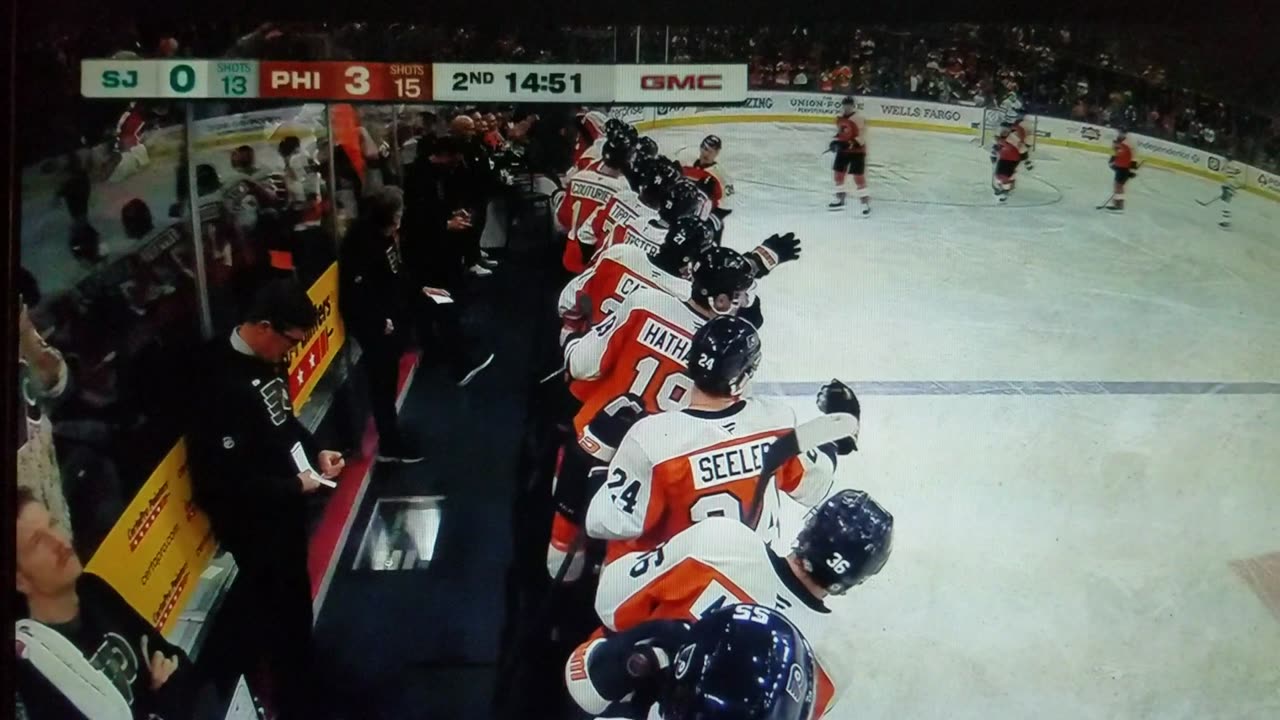 SJ vs PHI - Flyers Lead 3-0
