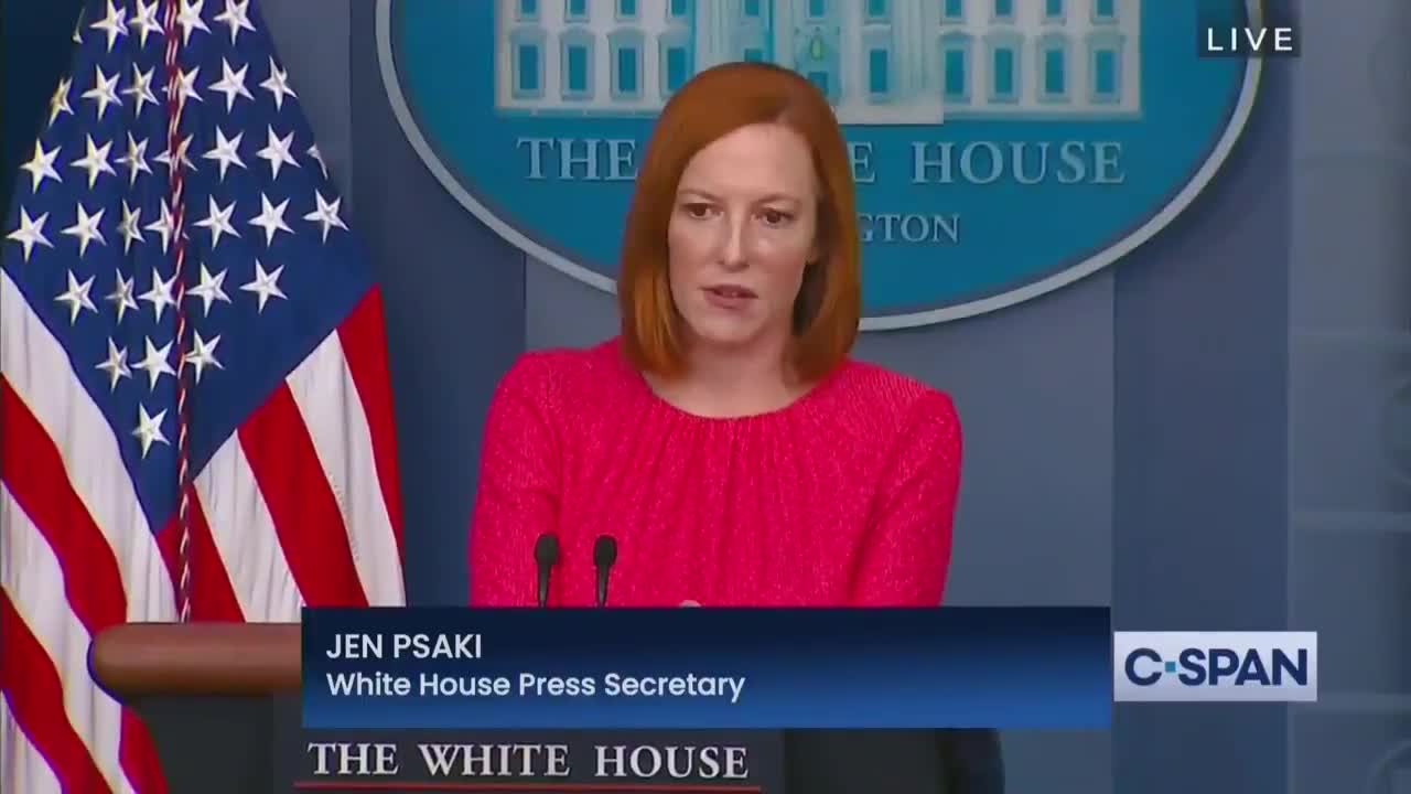 Jen Psaki Reacts to Calls for Biden to Resign
