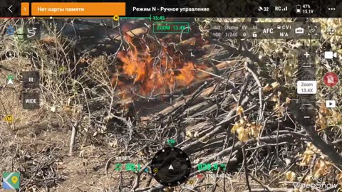 Destruction of the enemy and the firing point by scouts of the Vostok group