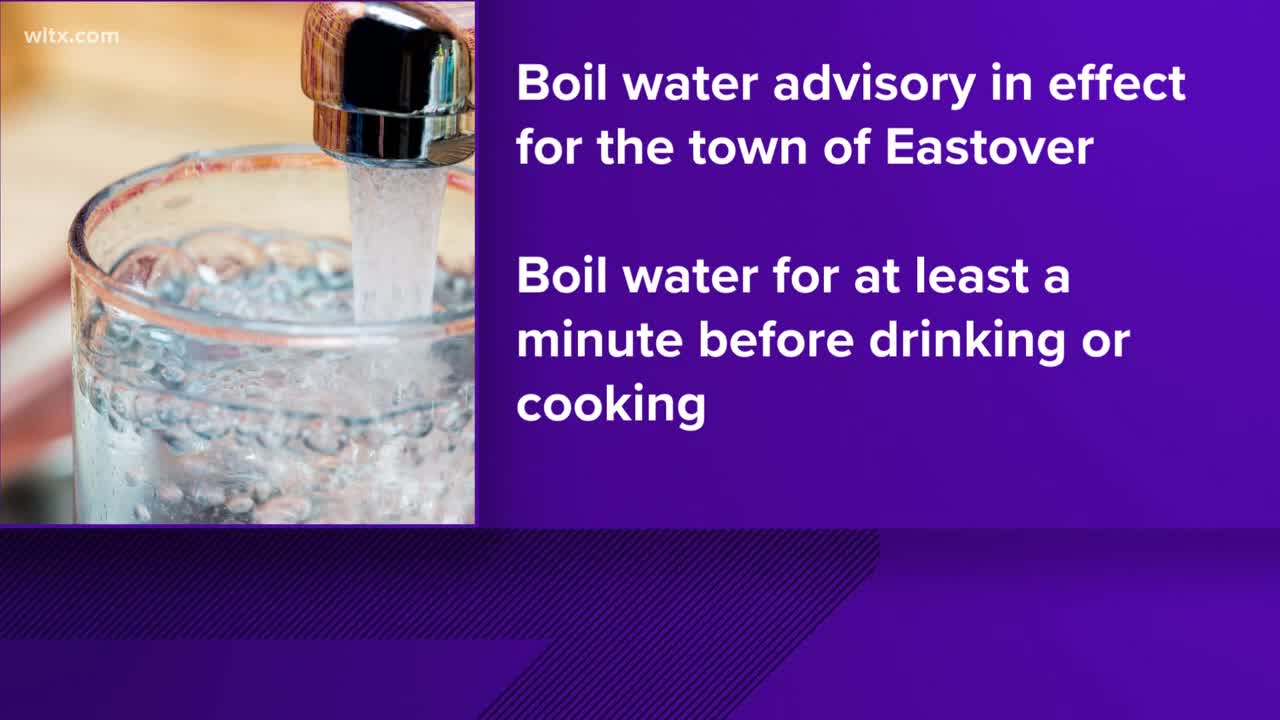 Boil water advisory in Eastover