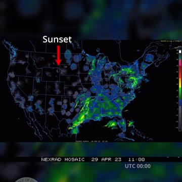 04/28/23 - US Storms Influenced by NEXRAD Radars