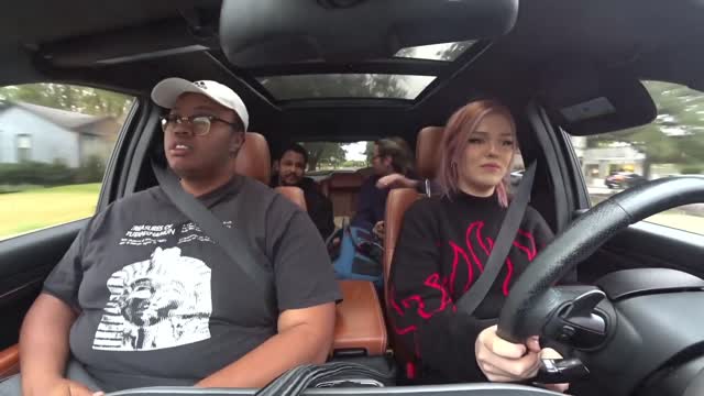 big kids in the car