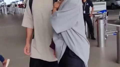Rajkummar Rao and Patralekhaa Spotted together at Airport